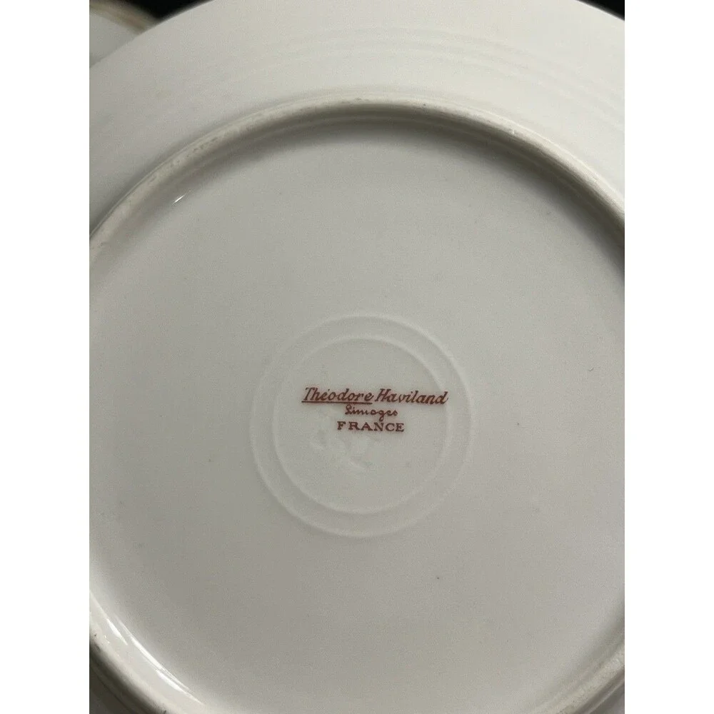 Theodore Haviland Limoges France Dessert Plates 6.25” Schleiger 169a 6pc
